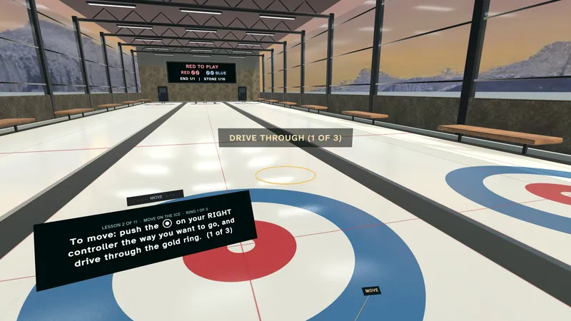 Lesson 2: a golden ring on the ice to drive through